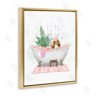 Ziwei Li | Puppy in Bathtub Pastel