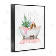 Ziwei Li | Puppy in Bathtub Pastel