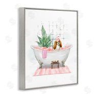Ziwei Li | Puppy in Bathtub Pastel