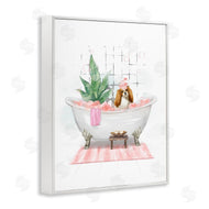 Ziwei Li | Puppy in Bathtub Pastel