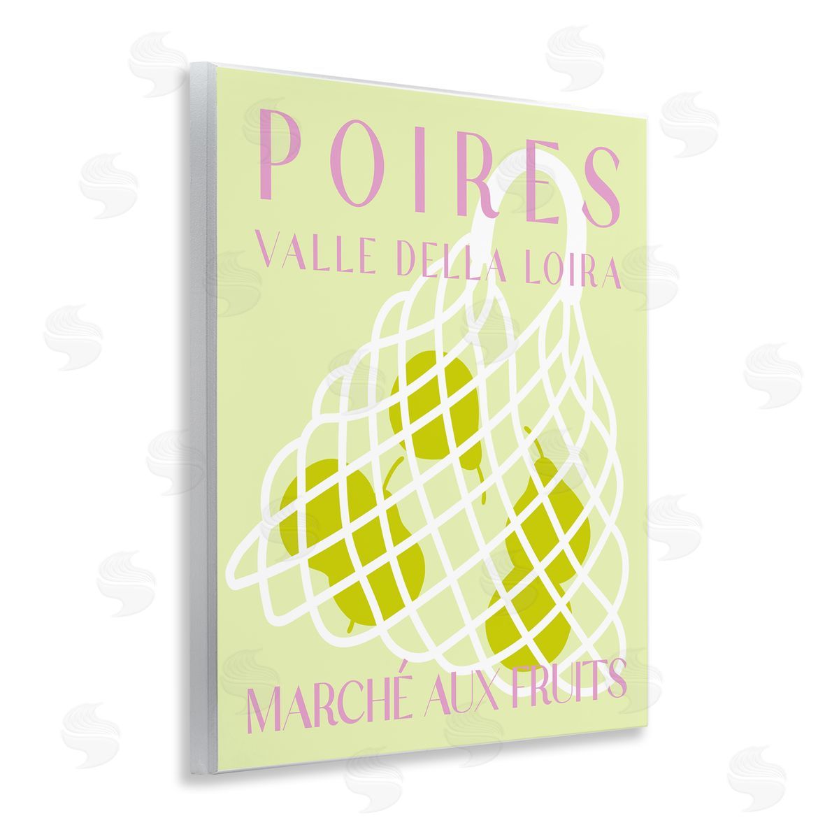 Modern Pear Fruit Market Wood Plaque Wall Art, Home Decor by Stupell Studio