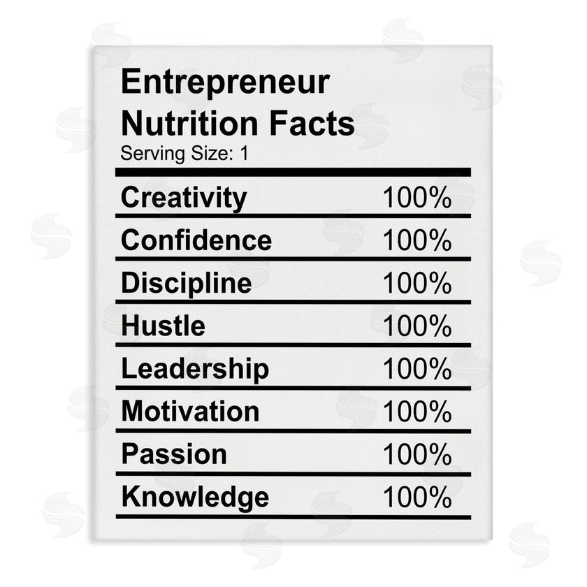Stupell Studio | Sassy Entrepreneur Nutrition Facts