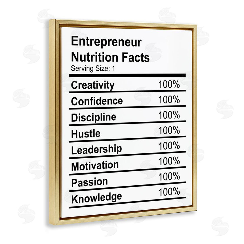 Stupell Studio | Sassy Entrepreneur Nutrition Facts