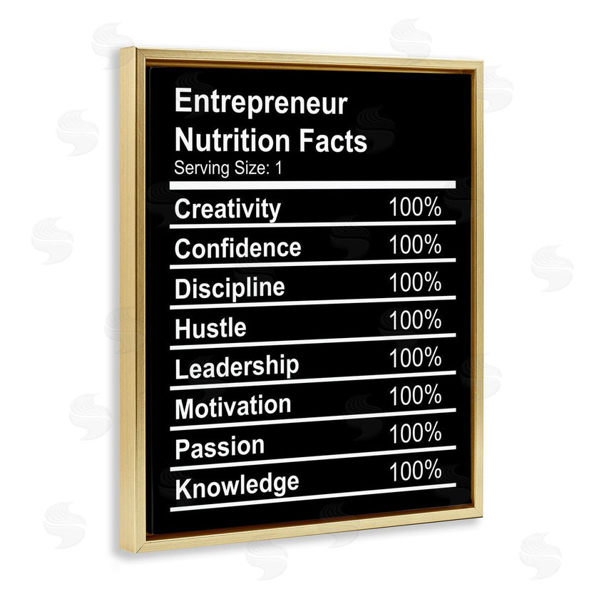 Stupell Studio | Entrepreneur Nutrition Facts