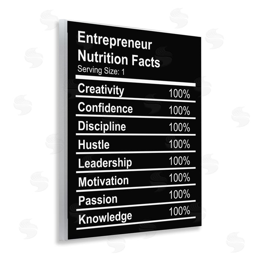 Stupell Studio | Entrepreneur Nutrition Facts