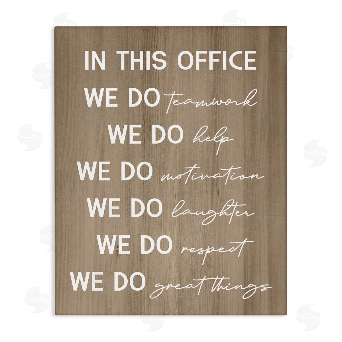 In This Office Motivational Canvas Wall Art, Home Decor by Stupell Studio