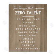 Stupell Studio | Inspirational Zero Talent
