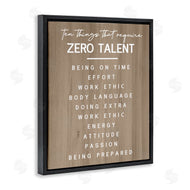Stupell Studio | Inspirational Zero Talent