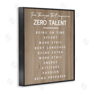 Stupell Studio | Inspirational Zero Talent