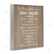 Stupell Studio | Inspirational Zero Talent