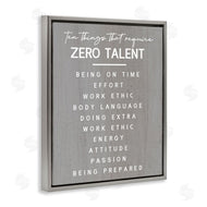 Stupell Studio | Motivational Zero Talent