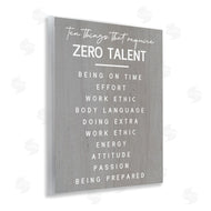 Stupell Studio | Motivational Zero Talent