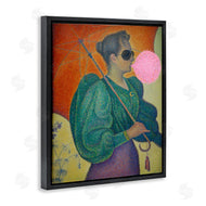 Stupell Studio | Impressionist Woman & Bubblegum
