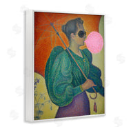 Stupell Studio | Impressionist Woman & Bubblegum