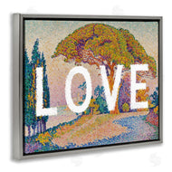 Stupell Studio | Impressionist Love over Landscape