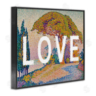 Stupell Studio | Impressionist Love over Landscape