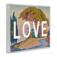 Stupell Studio | Impressionist Love over Landscape