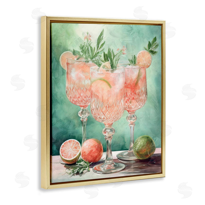 Stupell Studio | Pastel Grapefruit Cocktails