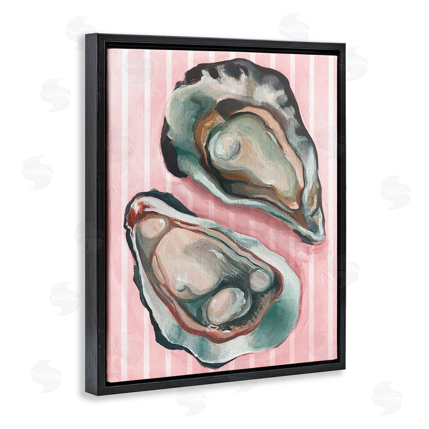Stupell Studio | Oysters on Pink Stripes