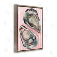 Stupell Studio | Oysters on Pink Stripes