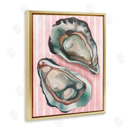 Stupell Studio | Oysters on Pink Stripes