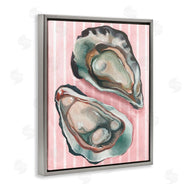 Stupell Studio | Oysters on Pink Stripes