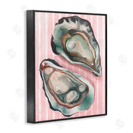 Stupell Studio | Oysters on Pink Stripes