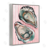 Stupell Studio | Oysters on Pink Stripes