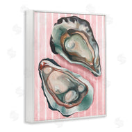 Stupell Studio | Oysters on Pink Stripes