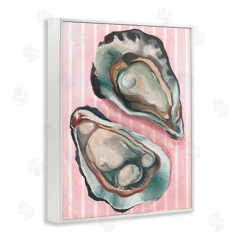 Stupell Studio | Oysters on Pink Stripes