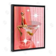 Stupell Studio | Vintage Swimmer on Drink