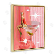 Stupell Studio | Vintage Swimmer on Drink