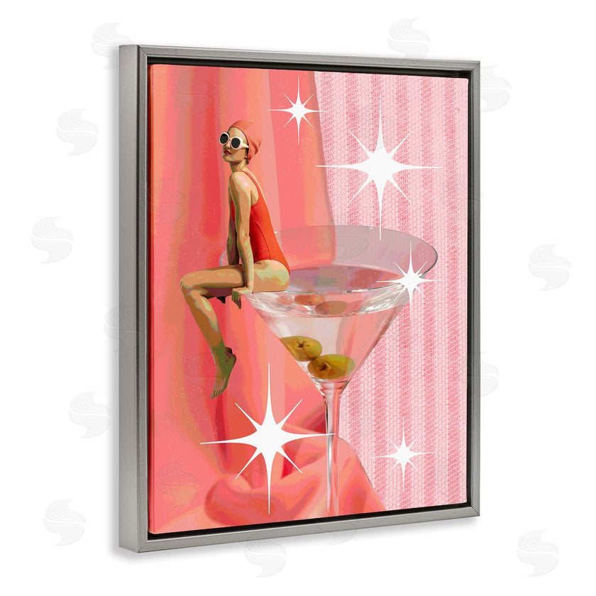 Stupell Studio | Vintage Swimmer on Drink