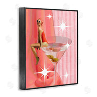 Stupell Studio | Vintage Swimmer on Drink