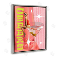 Stupell Studio | Cheers Retro Drink & Swimmer