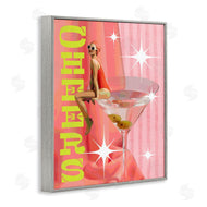 Stupell Studio | Cheers Retro Drink & Swimmer