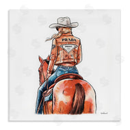 Amanda Greenwood | Glam Jacket Cowgirl & Horse