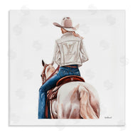 Amanda Greenwood | Glam Girl on White Horse
