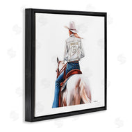 Amanda Greenwood | Glitzy Cowgirl White Horse