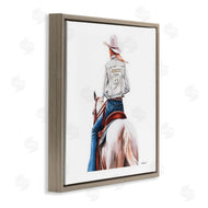 Amanda Greenwood | Glitzy Cowgirl White Horse
