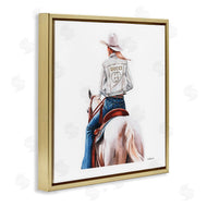Amanda Greenwood | Glitzy Cowgirl White Horse