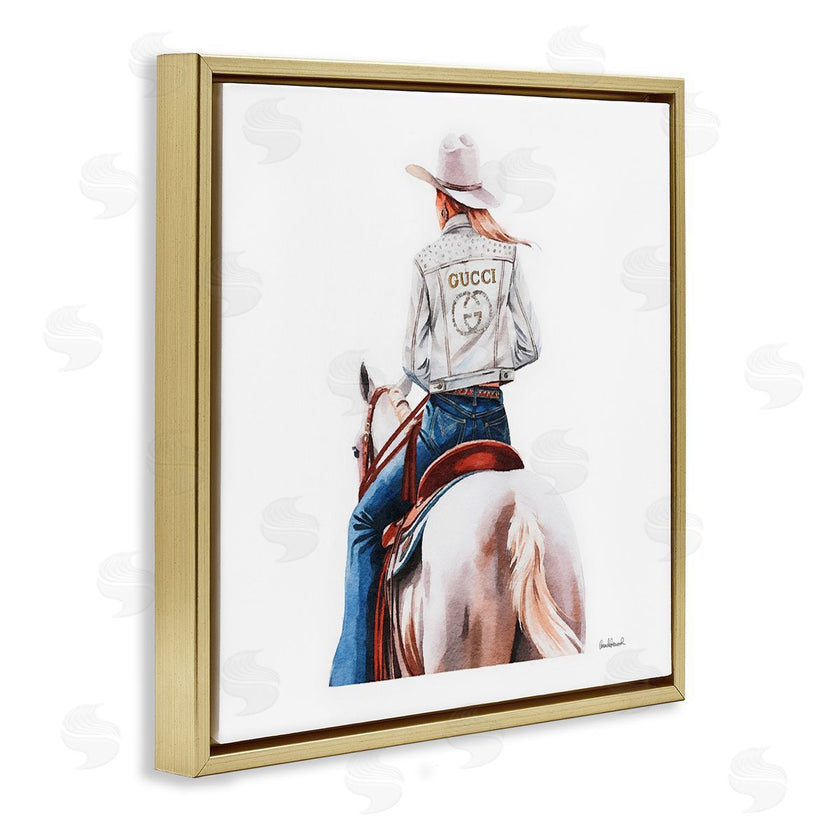 Amanda Greenwood | Glitzy Cowgirl White Horse