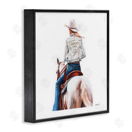Amanda Greenwood | Glitzy Cowgirl White Horse