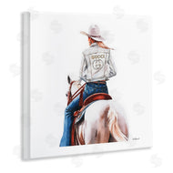 Amanda Greenwood | Glitzy Cowgirl White Horse