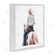 Amanda Greenwood | Glitzy Cowgirl White Horse