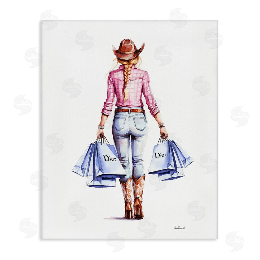 Amanda Greenwood | Glam Cowgirl Pink Plaid