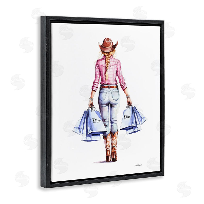 Amanda Greenwood | Glam Cowgirl Pink Plaid