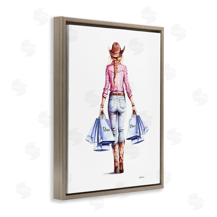 Amanda Greenwood | Glam Cowgirl Pink Plaid