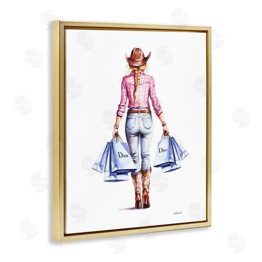 Amanda Greenwood | Glam Cowgirl Pink Plaid