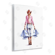 Amanda Greenwood | Glam Cowgirl Pink Plaid